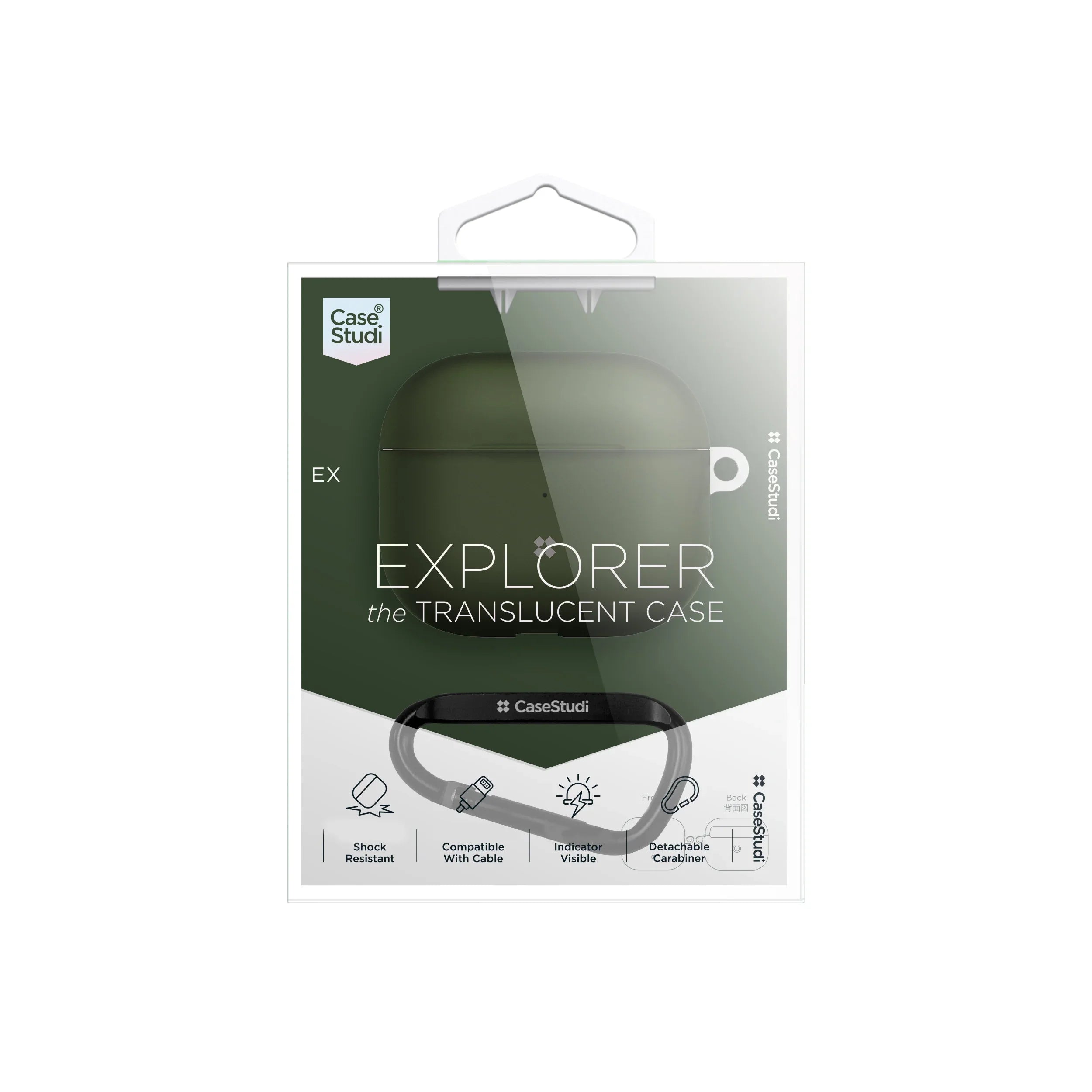 Casestudi Explorer Series Case For Airpods 3 - Green - Tashqila Casestudi Explorer Series Case For Airpods 3 - Green - Tashqila